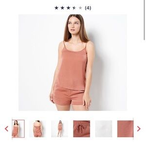 Barefoot dreams washed satin pj top